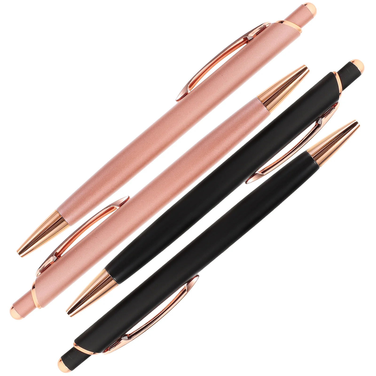 

4Pcs Metal Press Ballpoint Pen Fine Ink Smooth Writing Experience Ideal for School Home Office Ergonomic Writing Pen Daily Use