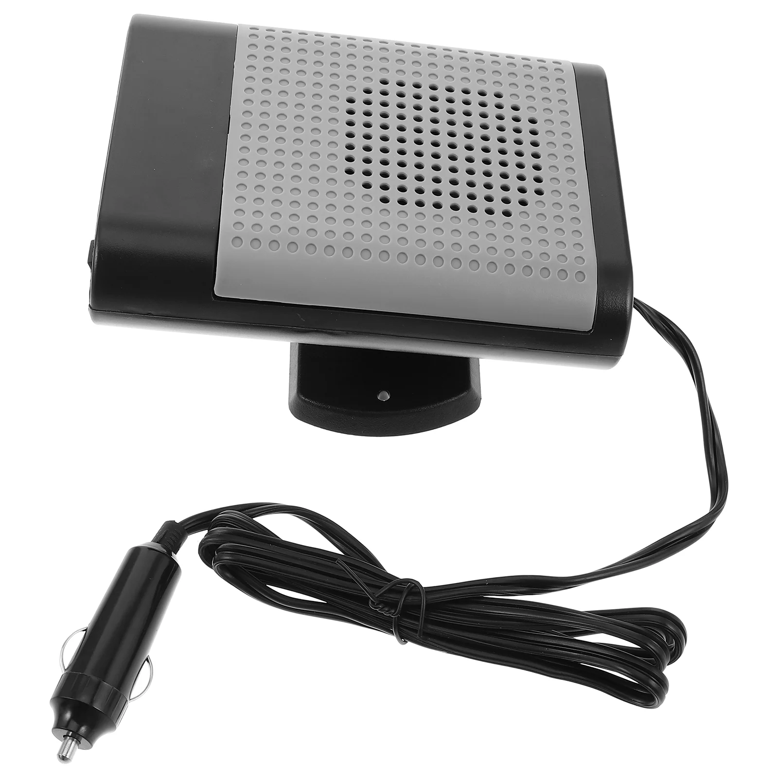 Mini 12V Car Defroster Heater Electric Vehicle Heating Fan Windshield Demister Defroster (Black) car heater