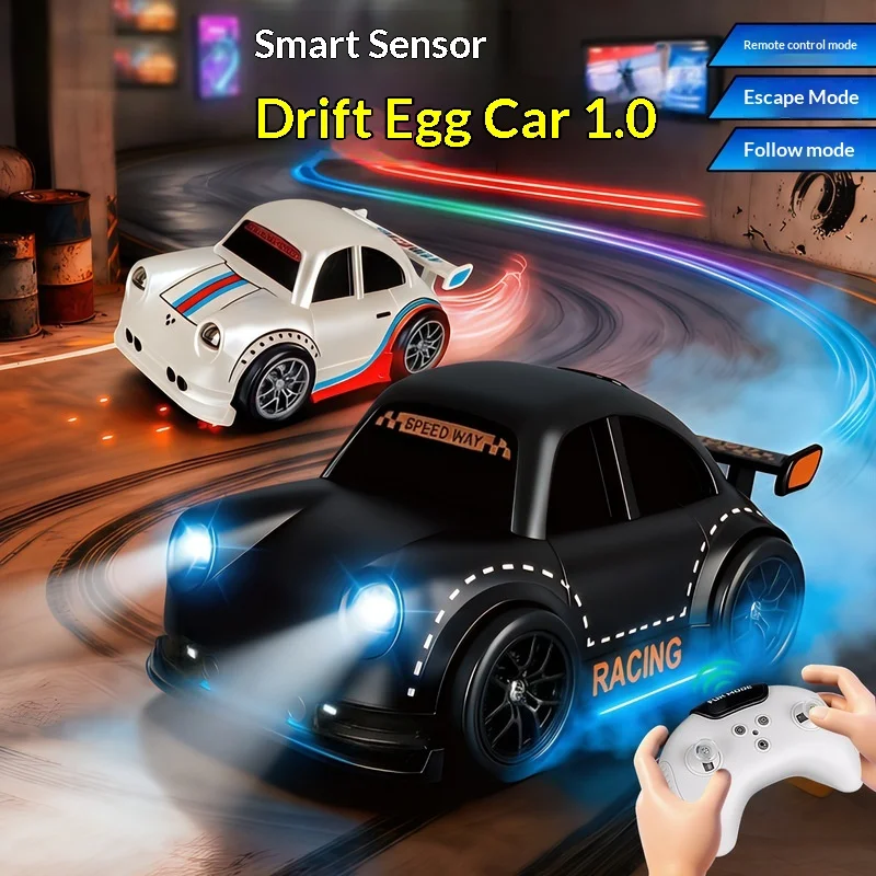 

Childrens RC Remote Control Racing Stunt Drift Rotation Electric Toy Boy Follows Rechargeable Remote Control Car With 360 Degree