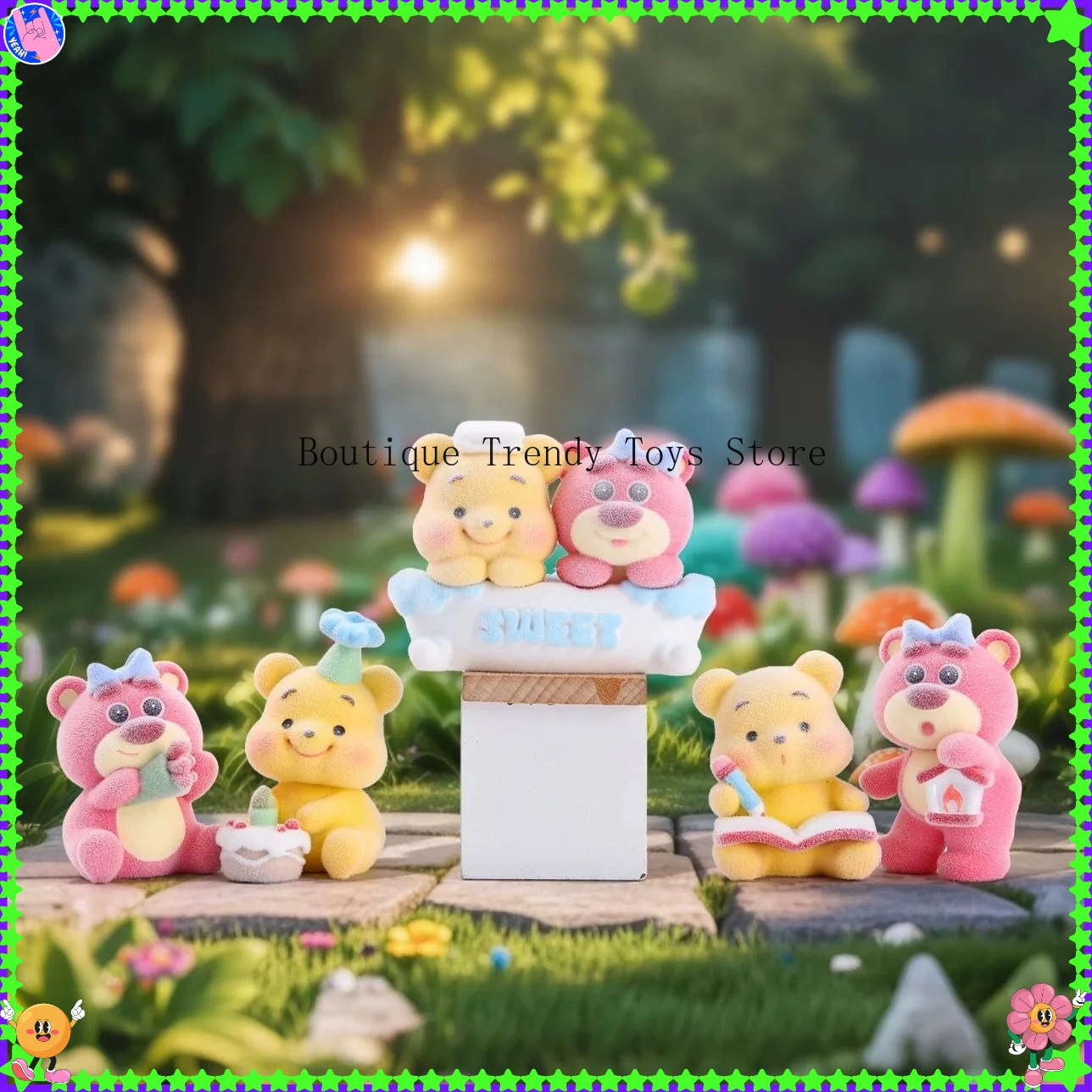 

Kawaii мультяшный медведь Дуо Mystery Box - милая модная игрушечная фигурка - фестиваль Qixi, подарок, украшение для комнаты, спальни для девочек