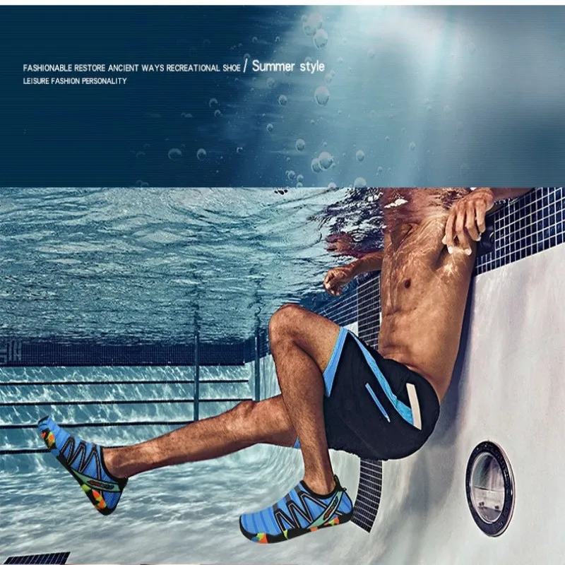 Tracing Shoes Quick-drying Wading Shoes Couple's Beach Shoes Breathable Non-slip Diving Swimming Shoes Fishing Yoga Sneaker