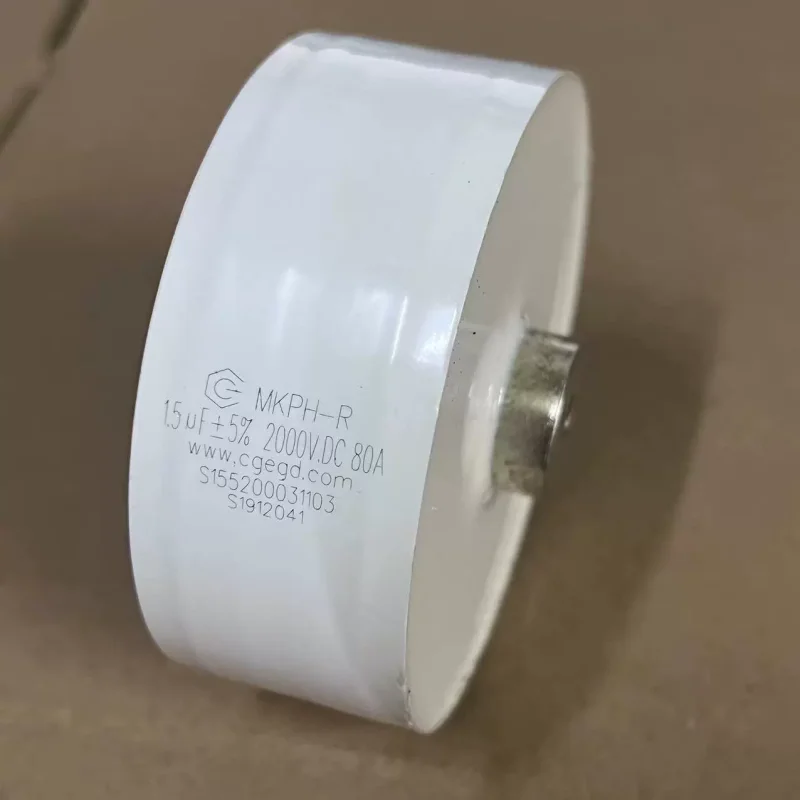 

Новый Chuangge MKPH-R 1,5 мкФ 2000 В постоянного тока 80 А сильноточный сварочный аппарат конденсатор резонансный конденсатор