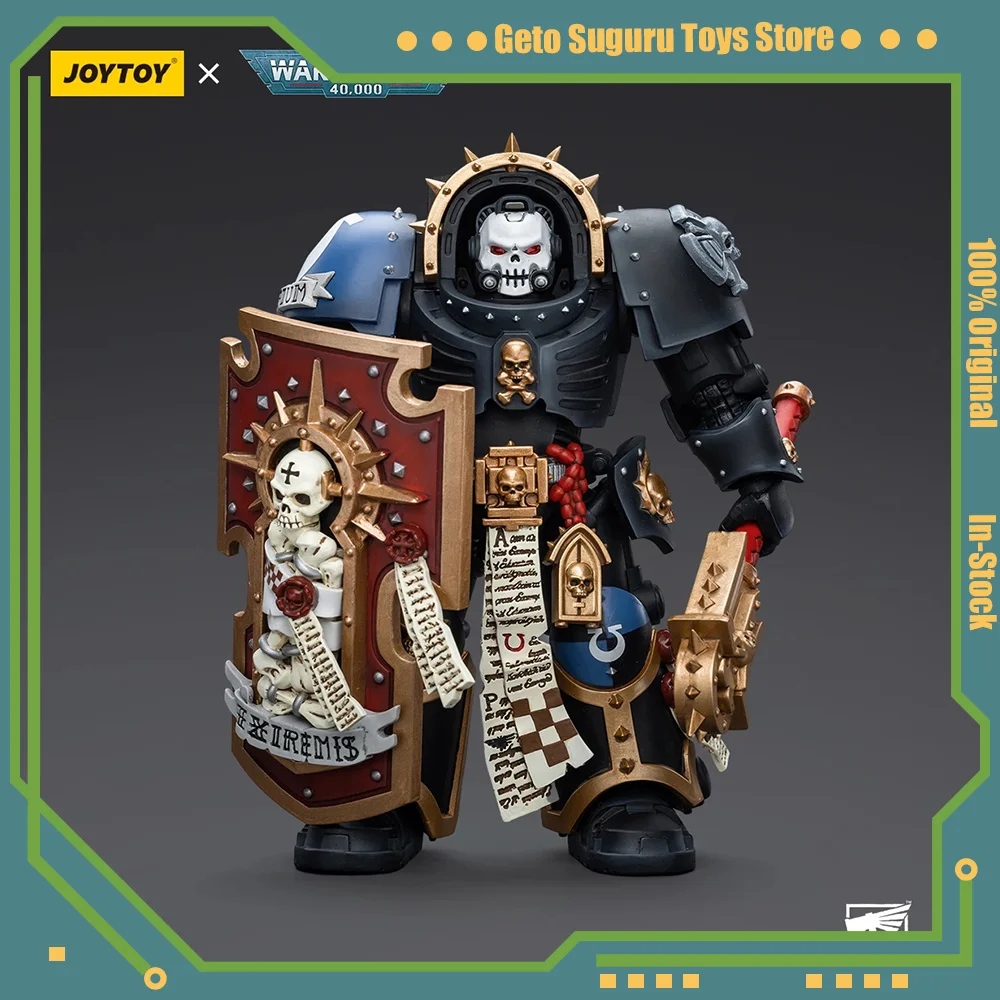 JOYTOY 1/18 Action Figure 40K Ultramarines Chaplain in Terminator Anime Armour Joint Movable Figurine Collection Model Toys Gift