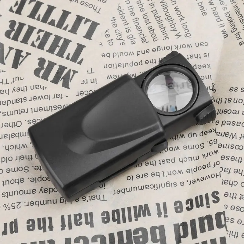 Jewelers Loupe Illuminated Jewelers Eye Loupe Magnifier LED Magnifier for Jewelry Watches Stamps Antiques