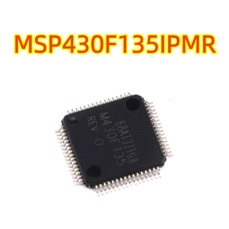 شريحة MSP430F135IPMR LQFP-64 الأصلية الأصلية، وحدة تحكم دقيقة 16 بت، 8 ميجا هرتز، شريحة جديدة 100%