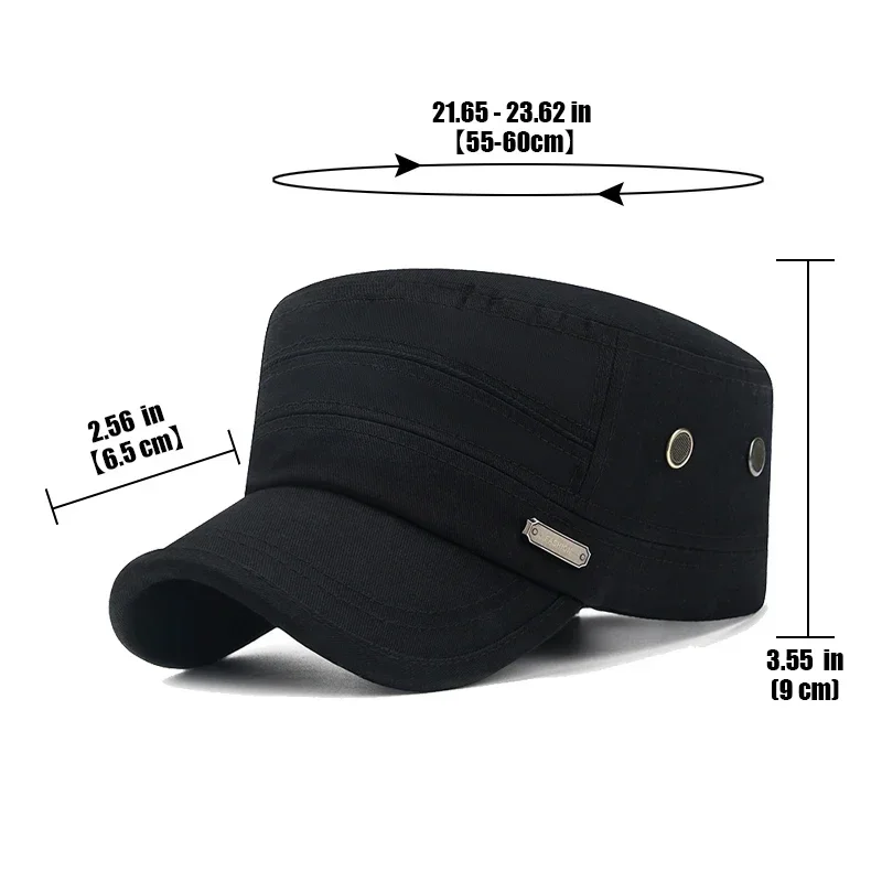 5 Colors New Fashion Baseball Cap Outdoor Sport Casual Cotton Snapback Hats For Men and Women Flat Army Cap Design