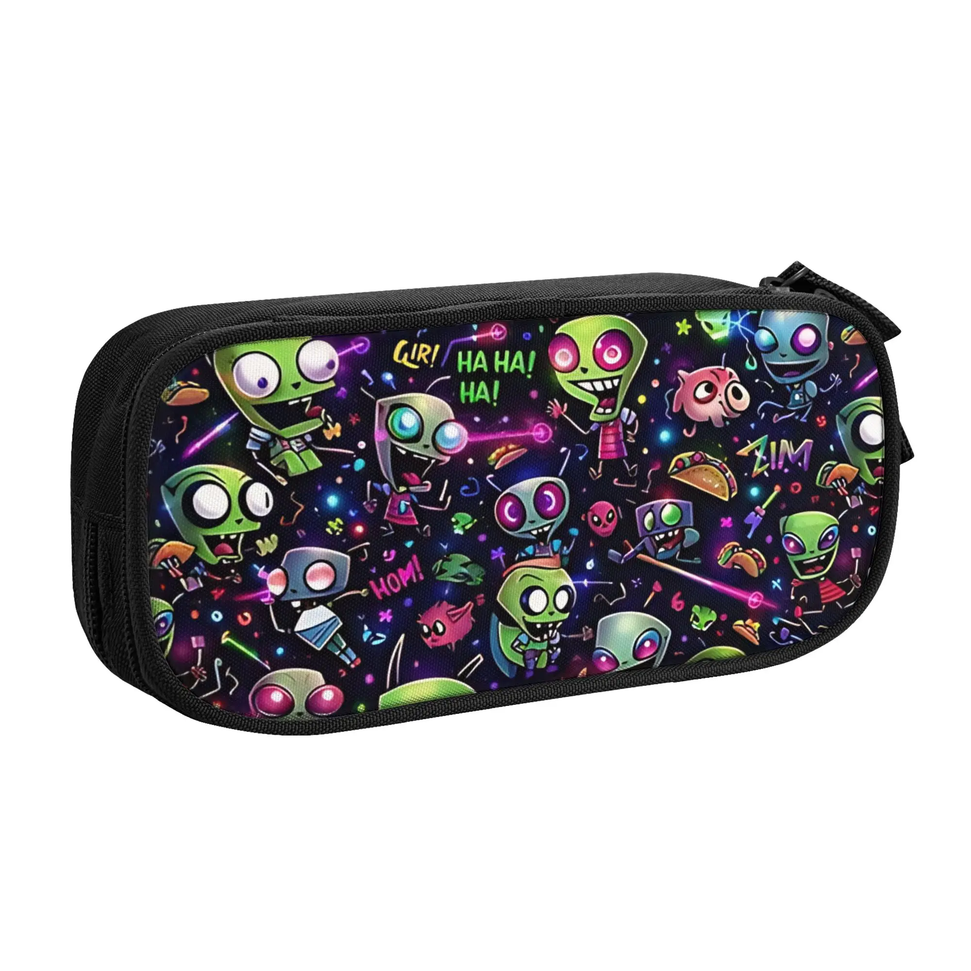 estojo-de-metal-elegante-com-tema-de-criaturas-bolsa-para-canetas-para-meninos-bolsa-de-papelaria-para-escritorio-invader-zim-1-peca