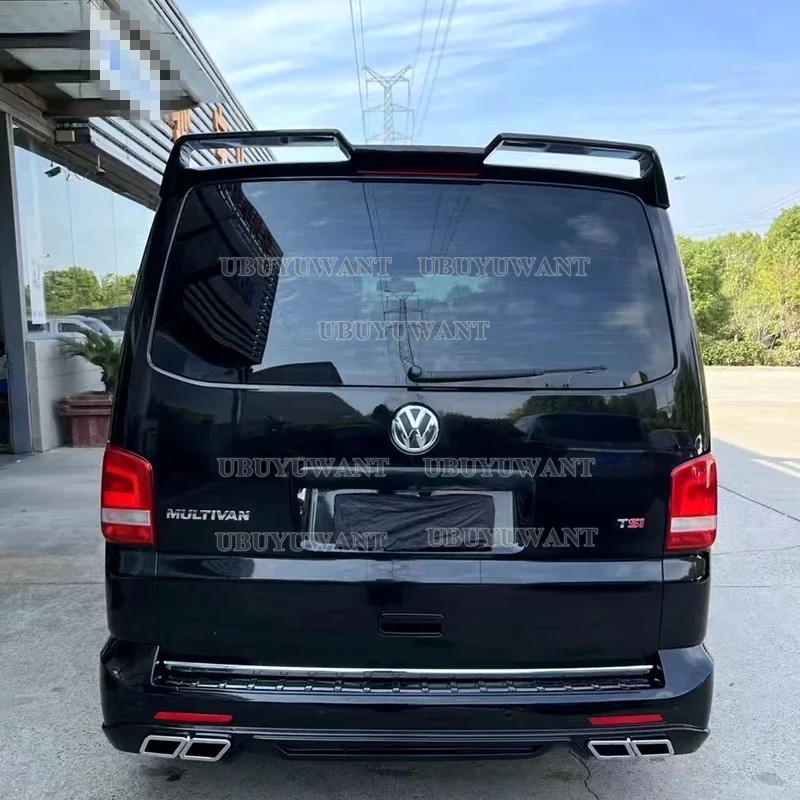 For Volkswagen Multivan T6 2015-2019 MPV Rear Spoiler Deck Lid Racing Trunk Lip Tail Wing Add-on Exterior Replacement Parts