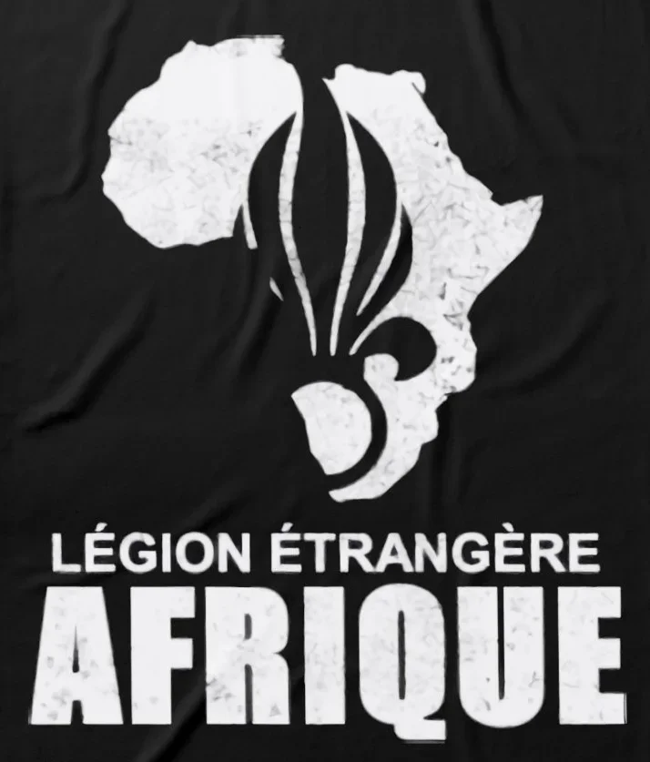 French Foreign Legion Legion Etrangere Afrique T-Shirt 100% Cotton O-Neck Summer Short Sleeve Casual Mens T-shirt Size S-3XL