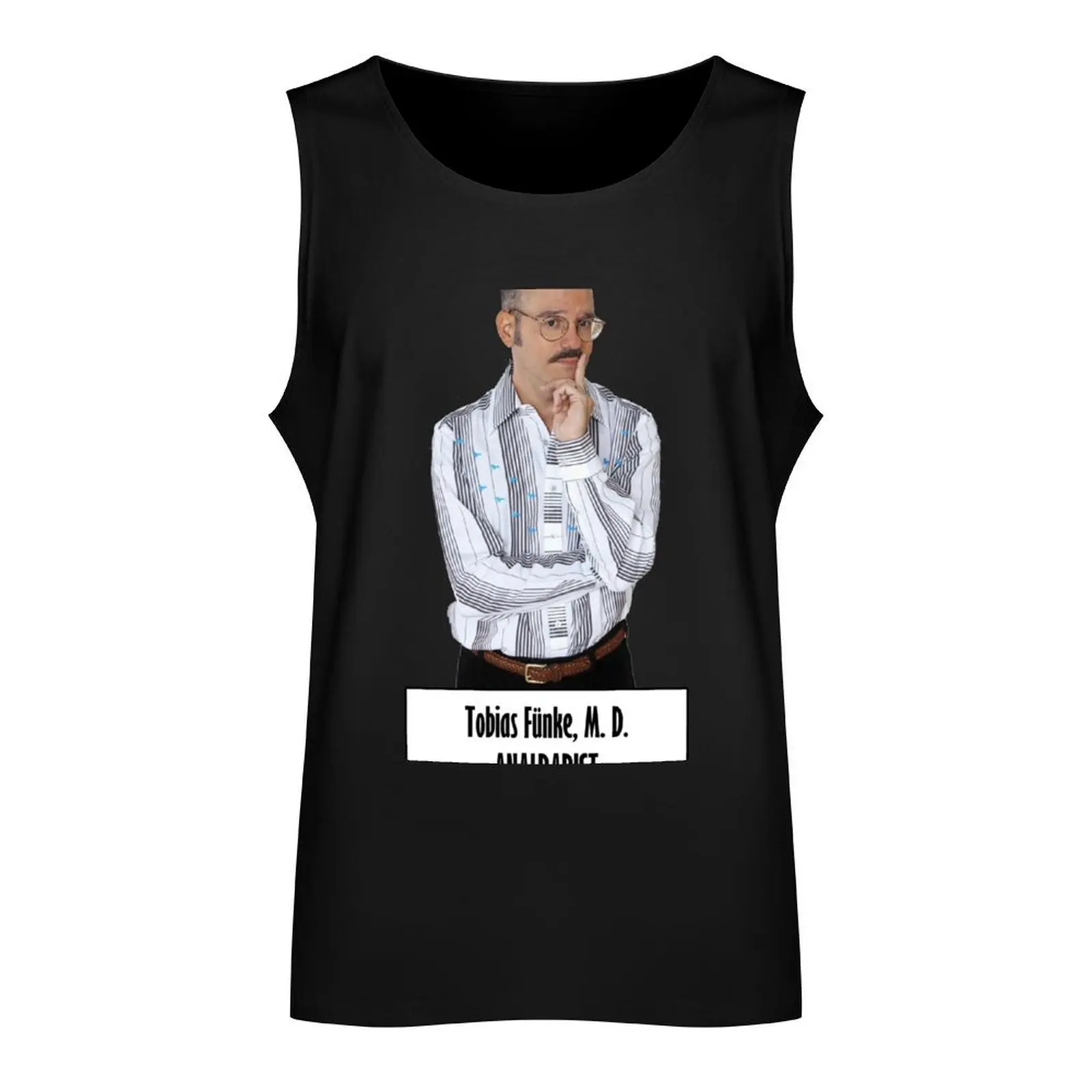 Tobias Fünke, Analrapist Tank Top men gym clothing anime gym Men's summer t-shirt summer clothes for men