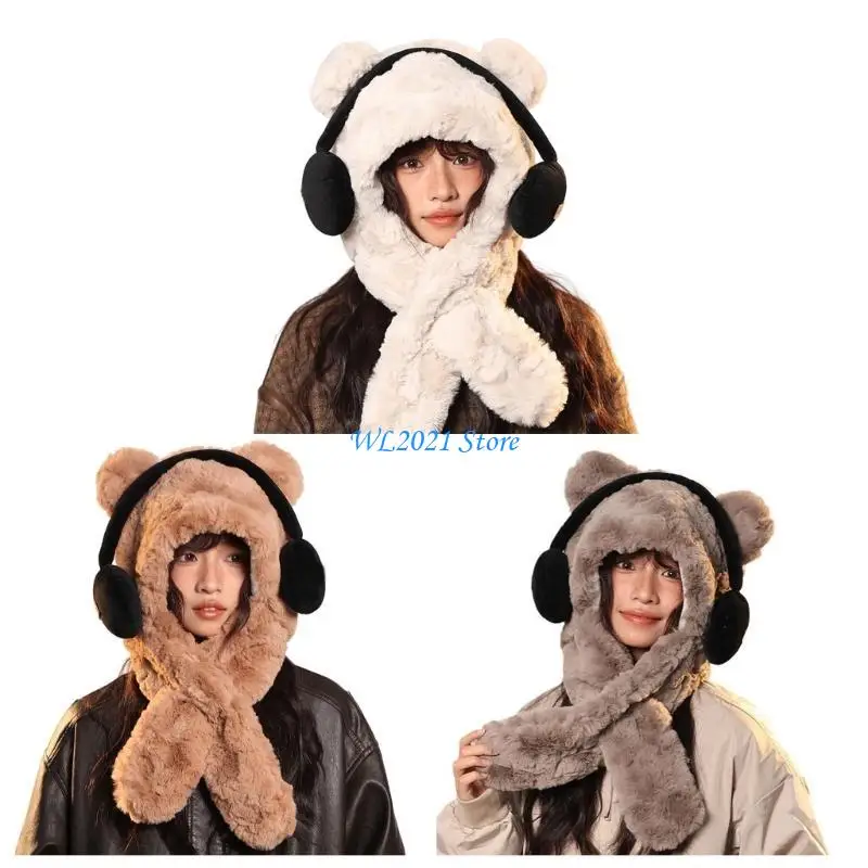 G5GC الدب نمط قبعة الكبار لينة أفخم قبعة رشاقته الإناث قبعة تنوعا قبعة أنيقة #3