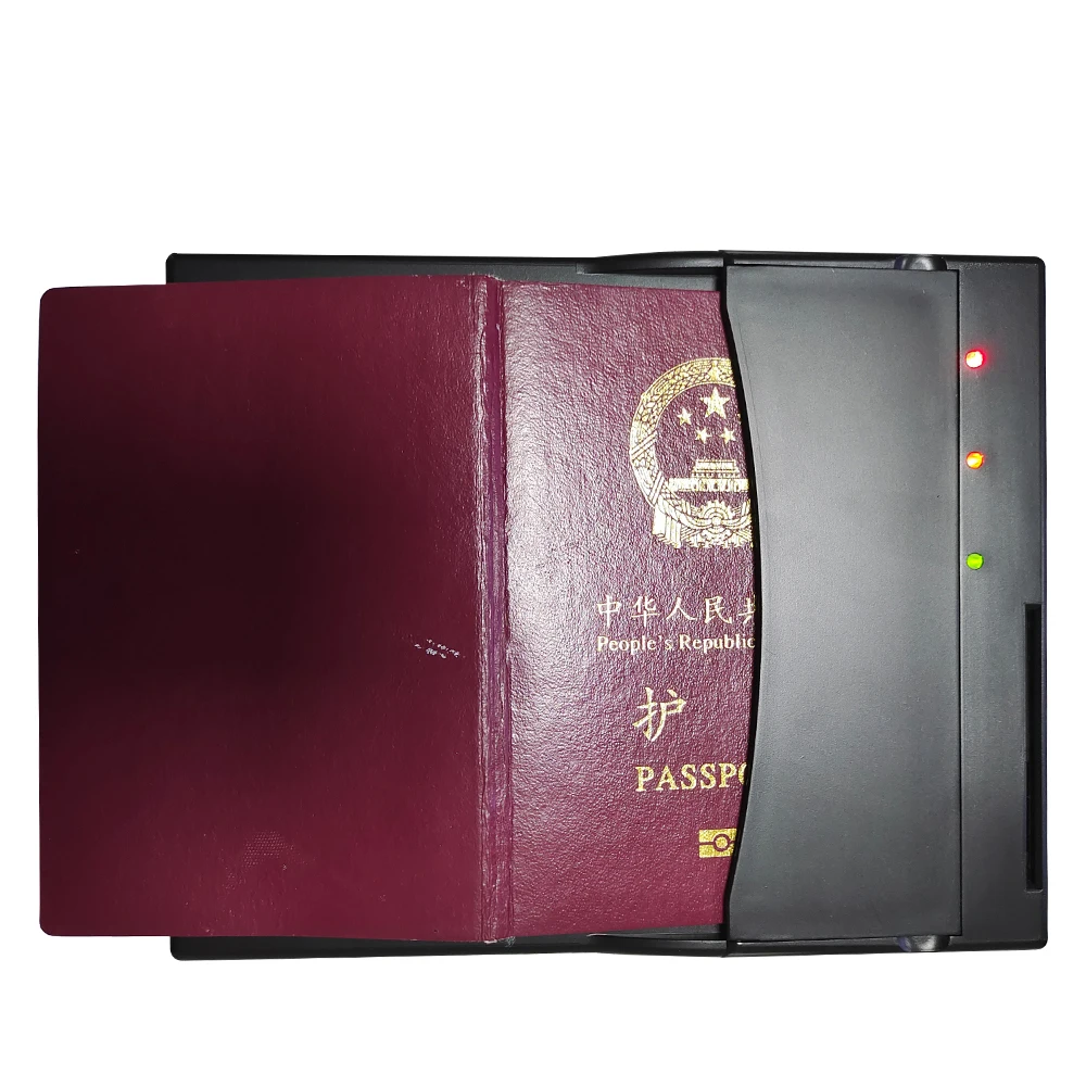 Automatic Hotel Passport Reader Hands-Free Desktop ID Card Scanner Airport Customs Travel  Auto-Detect PPR100 Plus