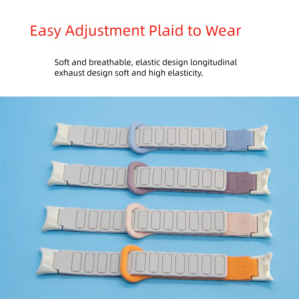 12 мм ремешок с магнитной петлей для Xiaomi Band 8/8NFC/9/9NFC, сменный стиль брони, мягкий и легкий силиконовый смарт-браслет для мужчин и женщин