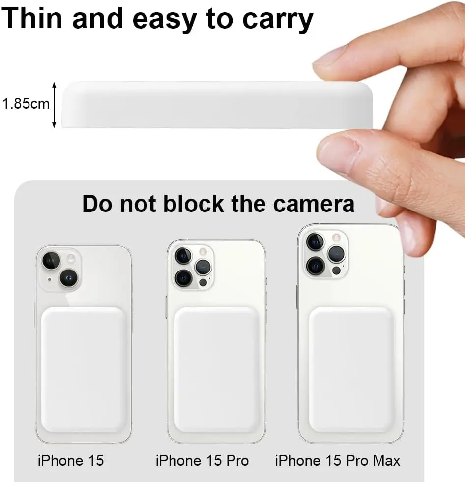 5000mAh Magnetic Power Bank Wireless Portable Charger Fast Charging Battery Pack for iPhone 12 13 14 15 Pro Max
