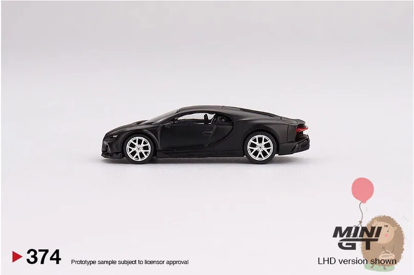 

Модель автомобиля TSM MINIGT 1/64 Bugatti Chiron Sport 300+ из литого сплава, подарок, черный цвет
