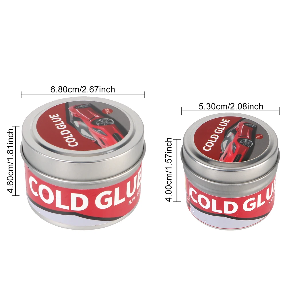 75g 100g Motorcycle Dent Puller Cold Glue Strong Self-Adhesive Dent Removal Garage Tools Quick Fixed Repairs Portable Universal image 6