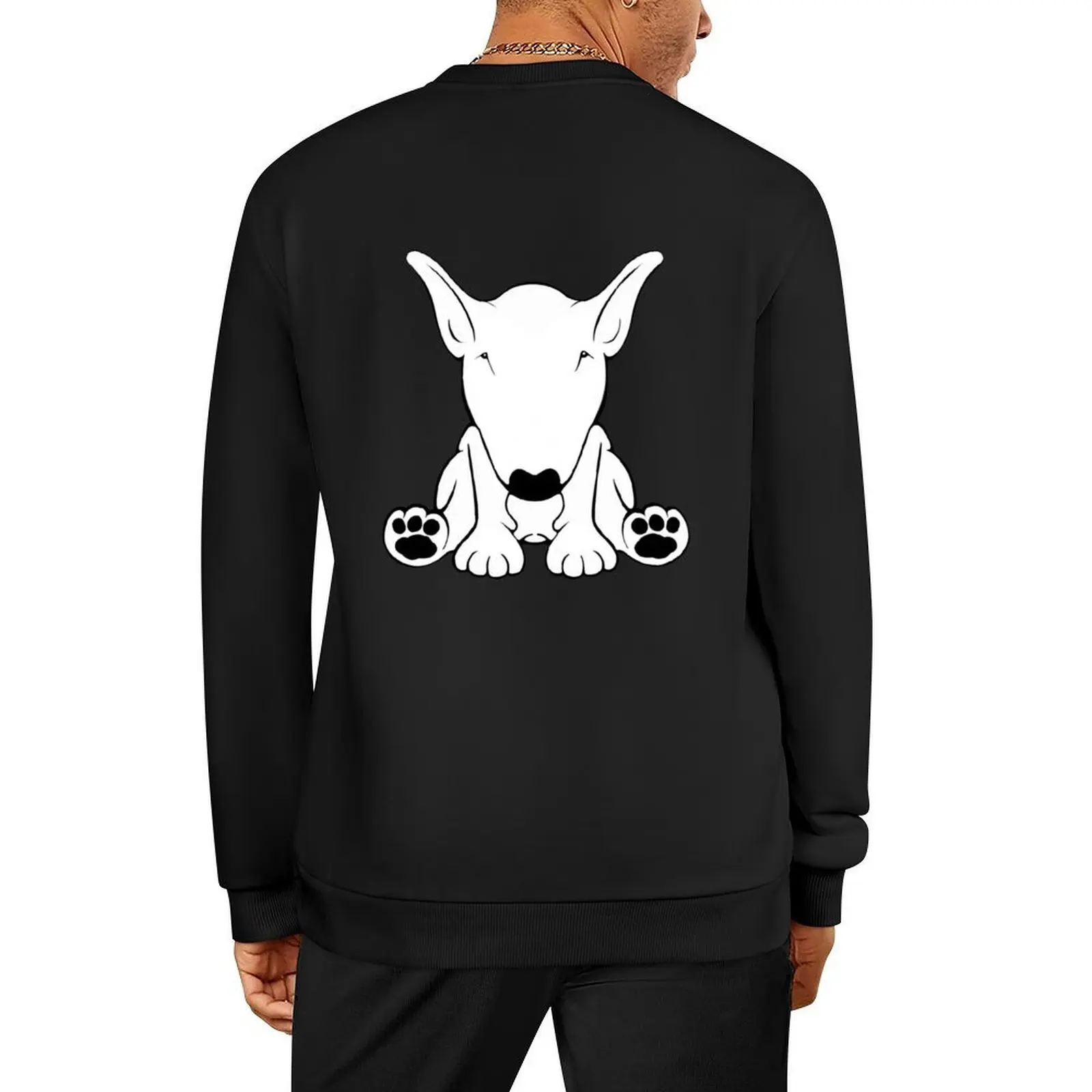 

English Bull Terrier Forward Sit 2 Pullover mens clothing men wear korean clothes tracksuits new sweatshirts