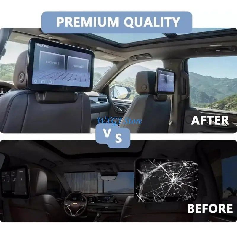 37JE 85100043 85157661 58157877 86786028 87866825 12.6 Inch High Definition Headrest Monitor Supports Split Screen Function
