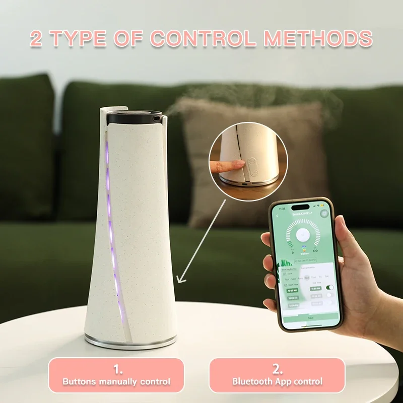 NAMSTE Home Waterless Essential Oil Diffuser Tyрe-C charging Air Freshener Aroma Diffuser Hotel Perfume Aromatherapy Machine