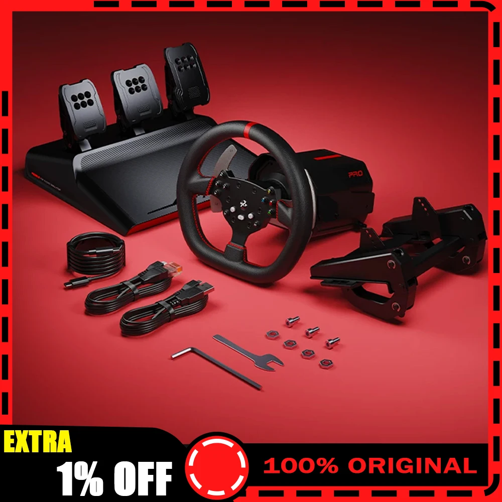 Steering Wheel Gaming - Volante de Carreras PXN V10 Pro