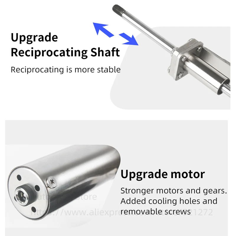 Mini Telescopic Linear Actuator Metal Push Rod Shaft DIY Tool DC24V Reciprocating Mechanism for Machinery Accessories