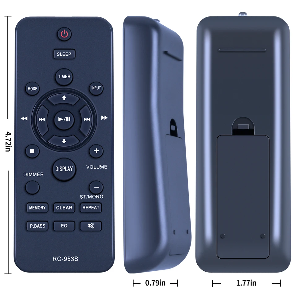 パイオニア用リモコン,マイクロHi-Fiレシーバー,RC-953S, X-EM16,em26