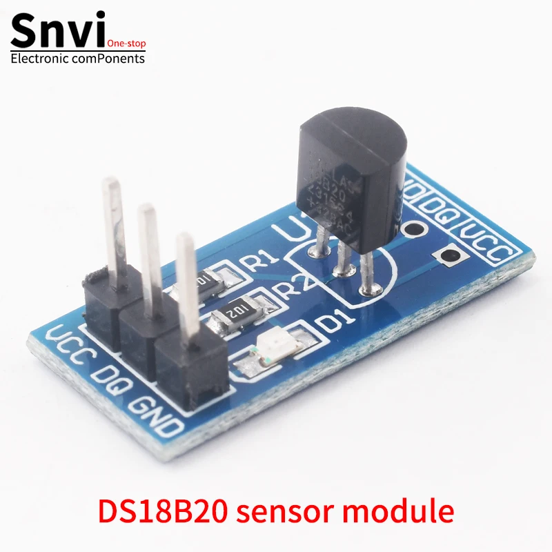 Snvi DS18B20 temperature measurement sensor module For arduino