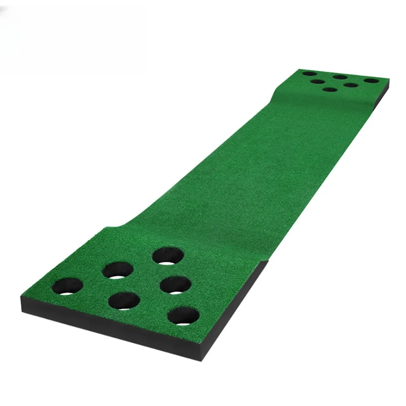 

Indoor Golf Putter Green Multi hole Practice Portable Practice Tool Office