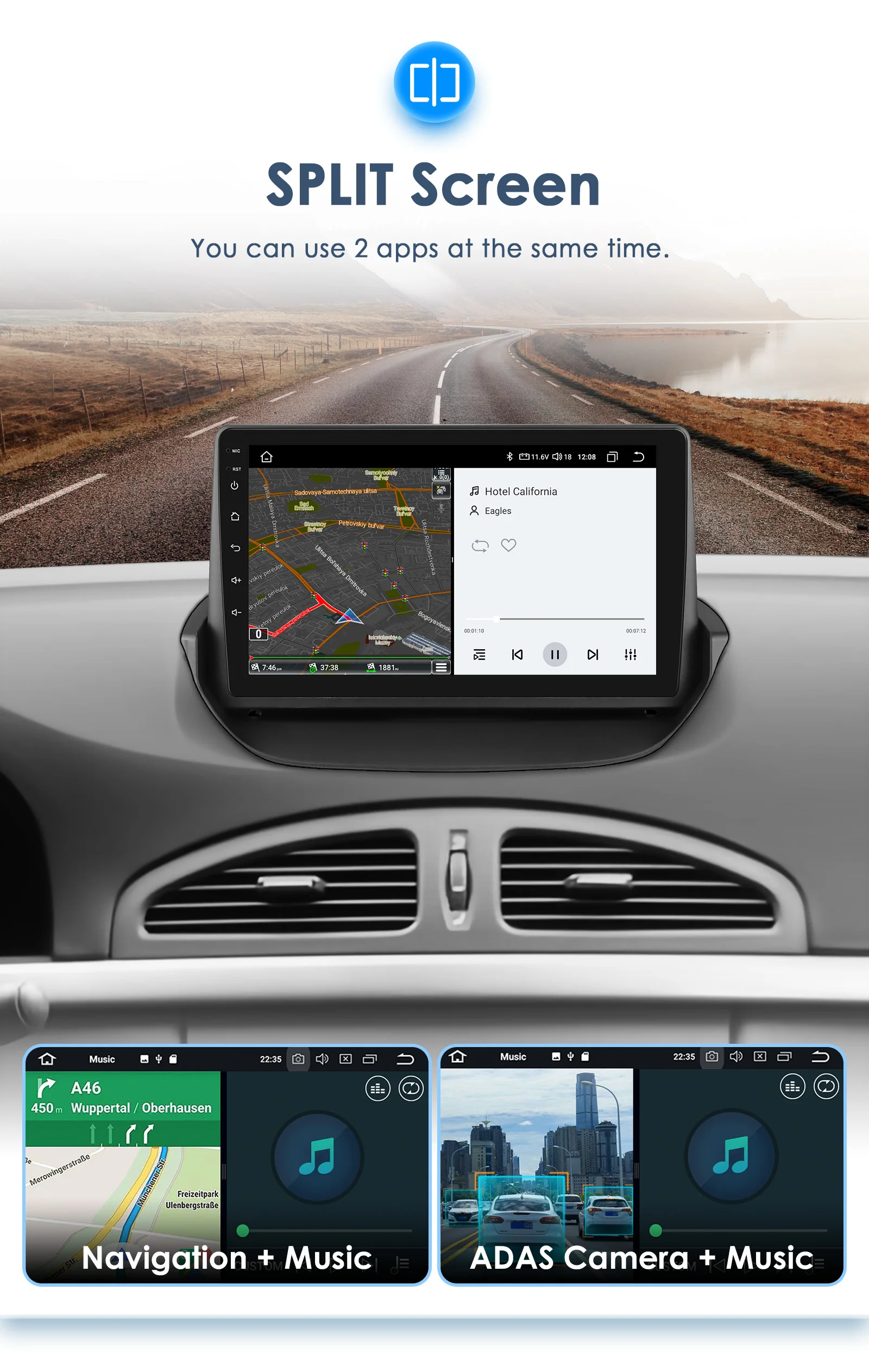 Hizpo 4G 8Core Android Autoradio for Renault Laguna 2 2001-2007 GPS Navigation Autostereo Player Automotive Multimedia Head Unit