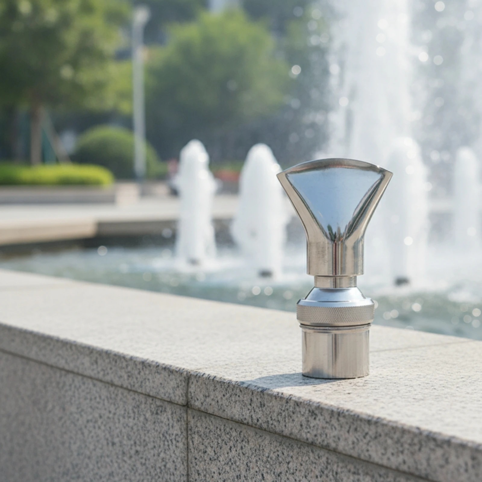 Duckbill Nozzle Corrosion-Resistant Fan Shaped Fountain Nozzle Spray Head High-Pressure Easy Installation for Landscapers
