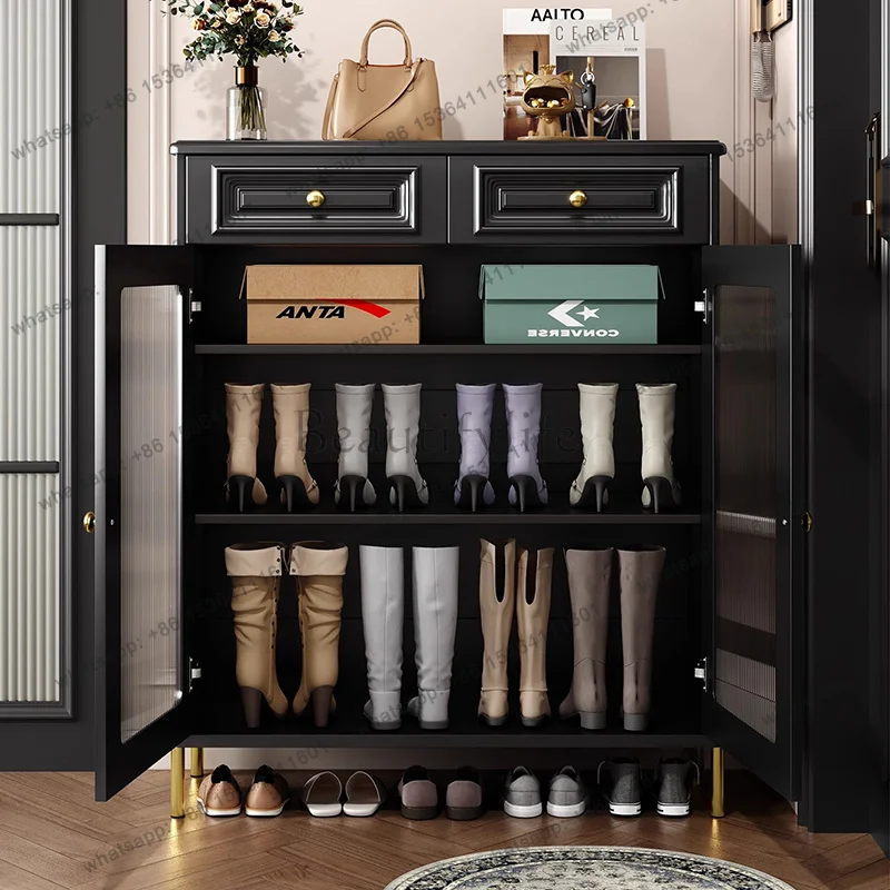 Factory Direct Sales Italian Minimalist Display Shoe Cabinet Modern Nordic Luxury Designer Shoe Shelf College Dorm Essentials Za