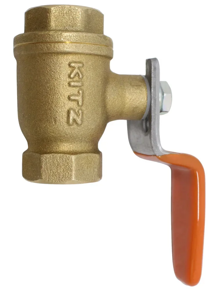 

Kitazawa KITZ manual ball valve T400 brass wire buckle valve, internal thread ball valve, 1-inch 4-point stock, Japan