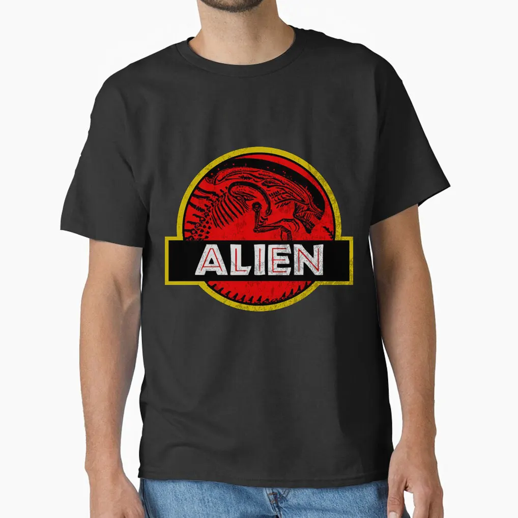 

80s Horror movie ALIEN 0731 Retro Scary sci fi Graphic clothes Xenomorph Weyland Yutani Gift t shirt for men All size Tops S-6XL