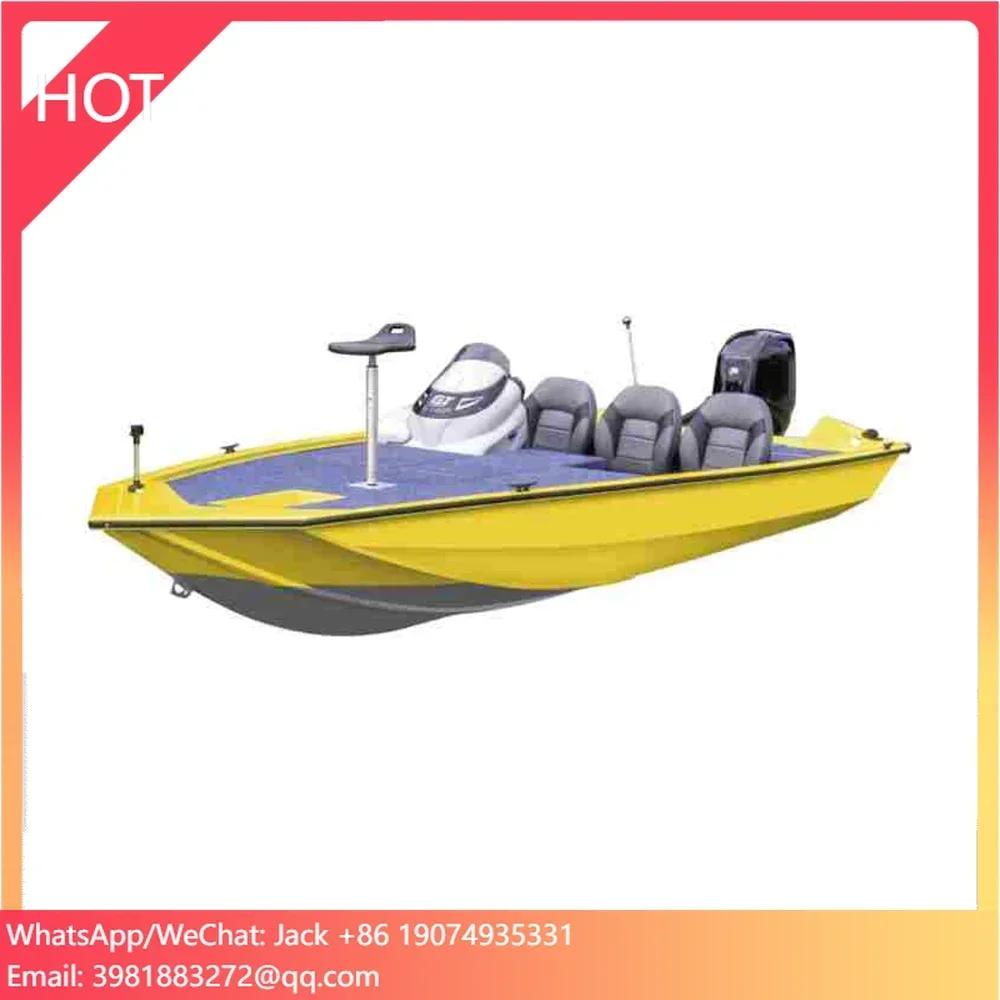 20252025 New Kinocean All Welded Aluminum Fishing Bass Boat With CE Certification For Sale