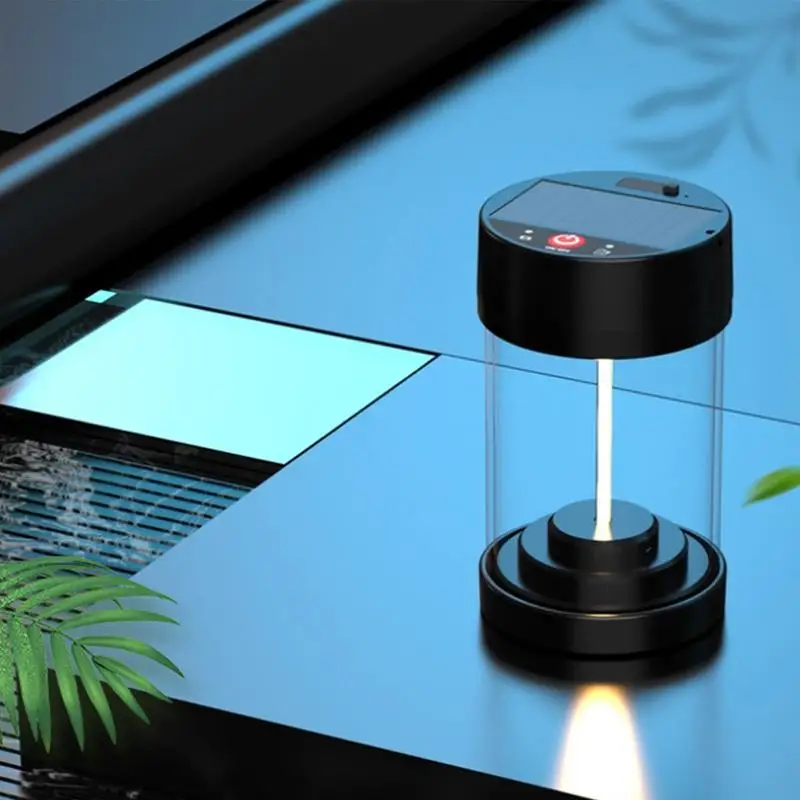 

Camping Lights Solar Powered Rechargeable Camping Lantern Ambient Lighting Five Modes Electronic Ornament For Birthday Festival