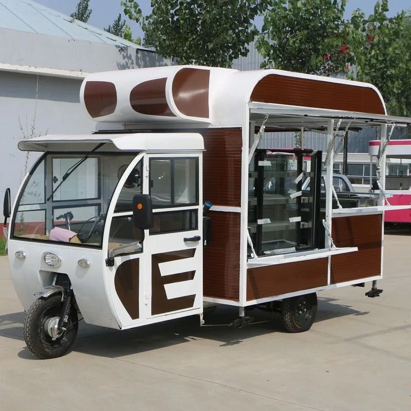 Electric three-wheel snack commercial multi-function