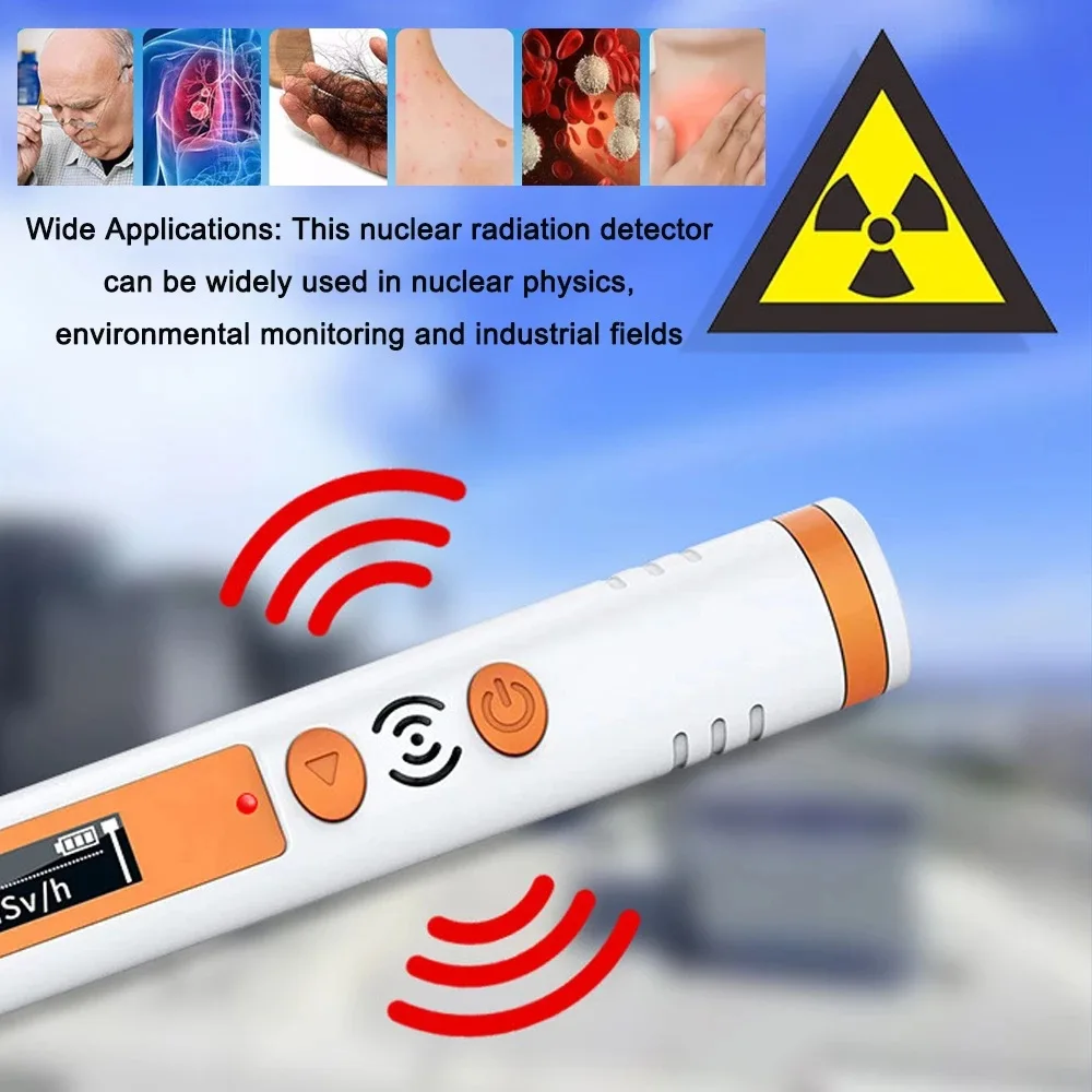 High Accuracy PSE Nuclear Radiation Detector Geiger Counter X-ray Beta Gamma Detector Handheld Counter Emission Dosimeter