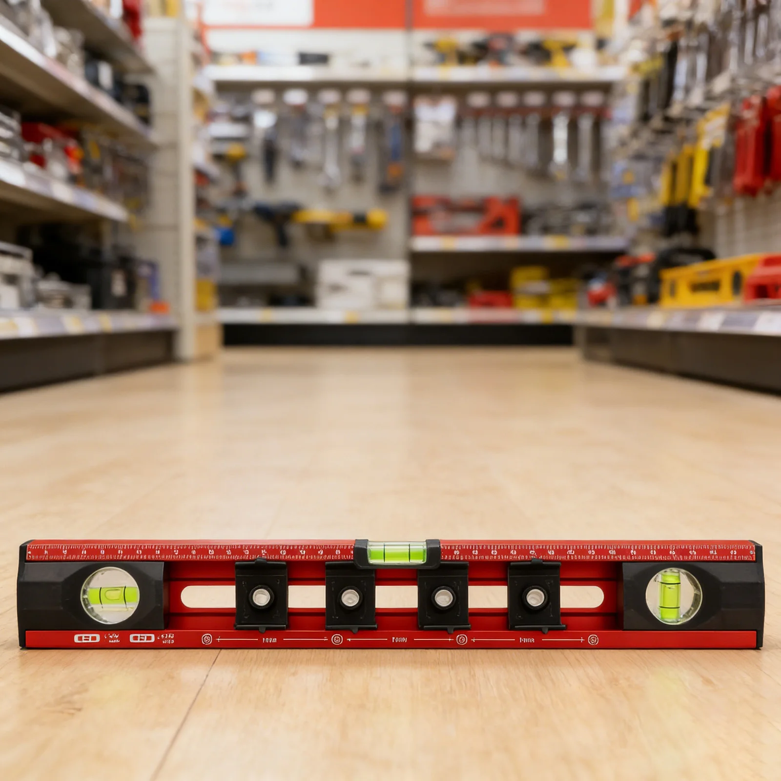 Aluminum Alloy Level Ruler 40cm with Sliding Markings for Accurate Hole Positioning Wall Mounting and Line Drawing Tasks
