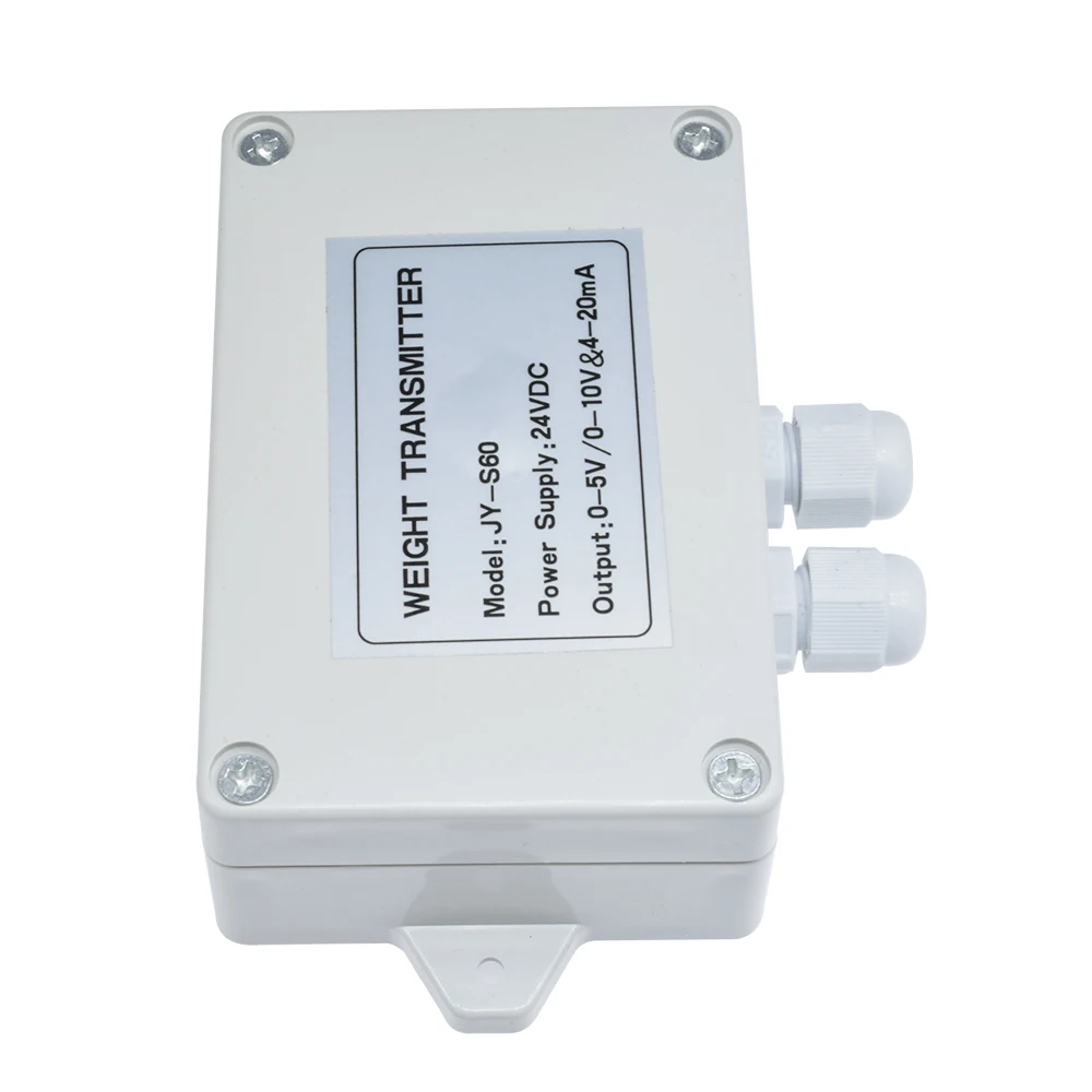 JY-S60 DC18-26v Current Load Cell Load Cell Amplifier Weight Transmitter 4-20mA 0-5V or 0-10V Voltage with Housing