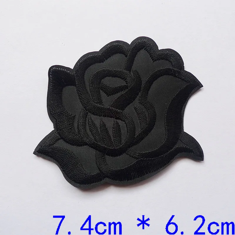 10 Pcs Black Butterfly Iron On Patches Adhesive Embroidery For BOY T-Shirt Appliques Clothes Dress Jeans Jacket Stickers Badges