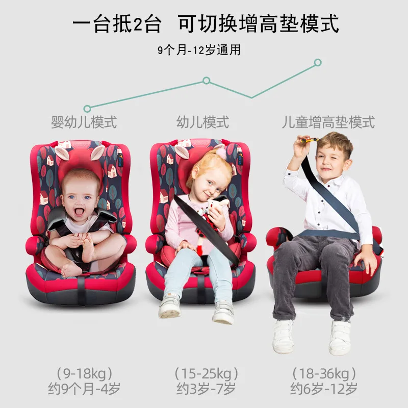 2022 New BBC-513 Car Child Safety Seat 9 Months-12 Years Old Baby Car Car Seat Adjustable Baby Car Seat Stroller Car Seats