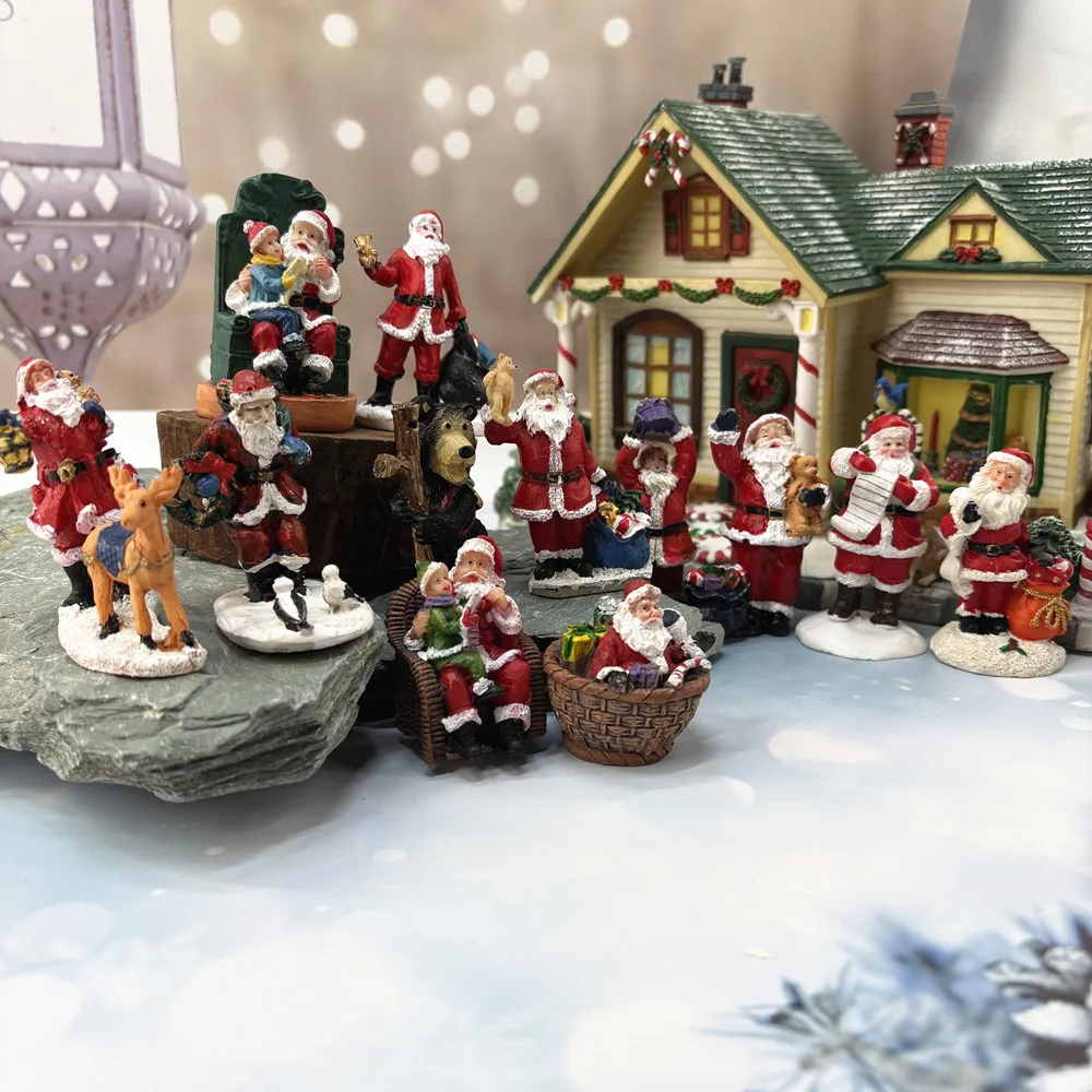 Figurines & Miniatures Halloween Christmas, Sand Table Decoration Articles, Desk Sculpture, Handicraft Gifts Etc.