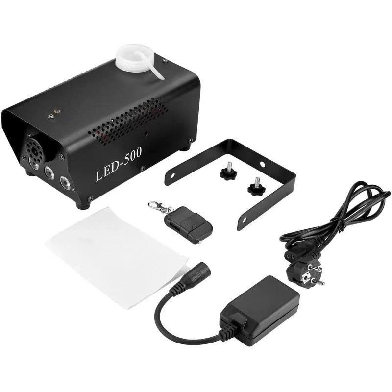 400W Portable LED Fog Machine 2 In 1 Remote Control 13 Color Lighting Stage Smoke Effect Equipment