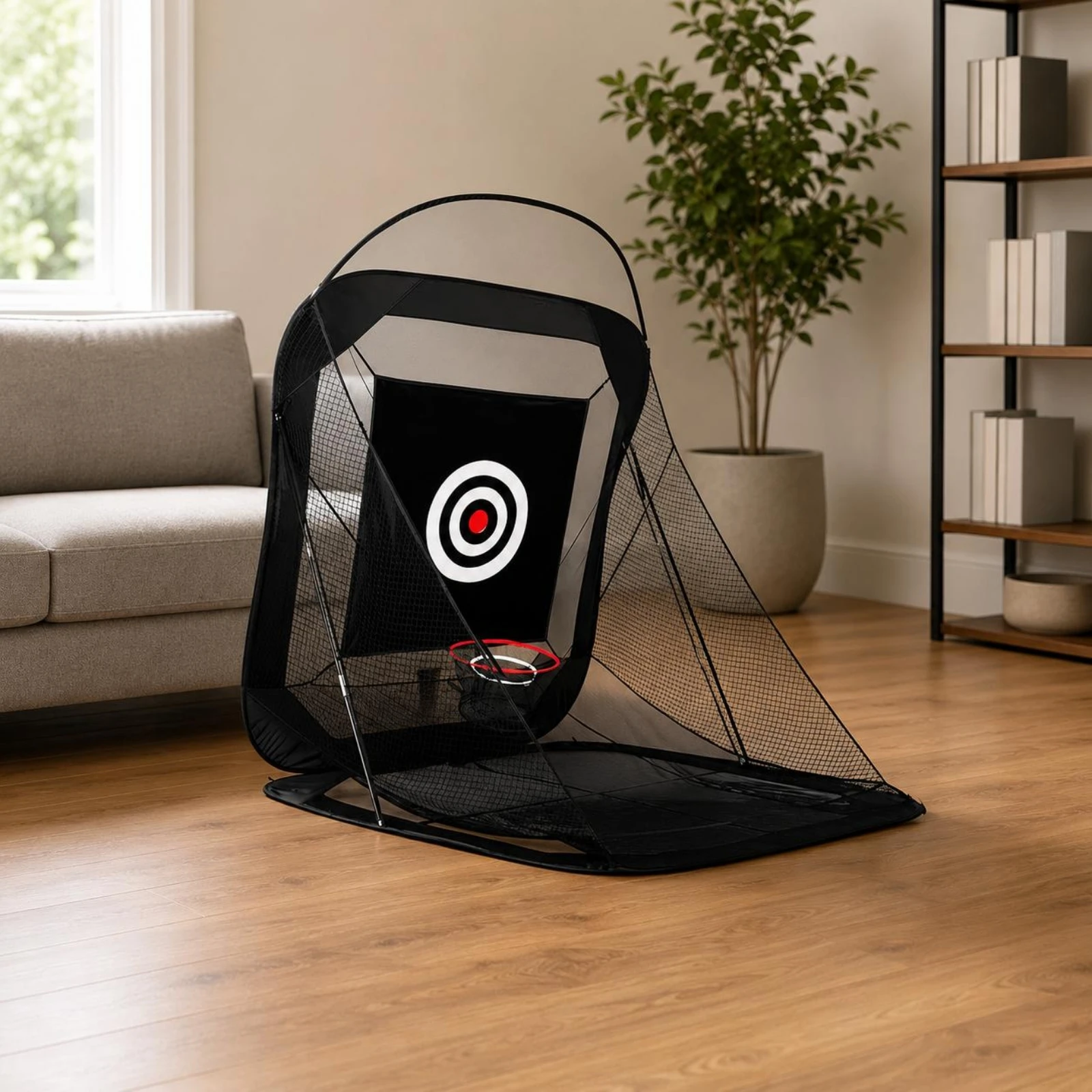 Golf Practice Net Built-in Target Golf Training Net Portable Indoor and Outdoor Use
