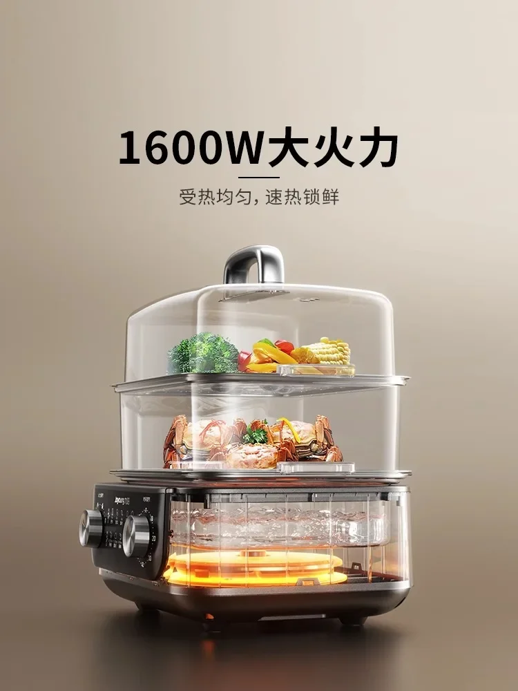 220 В многофункциональные электрические пароварки из нержавеющей стали, съемная электрическая пароварка большой емкости