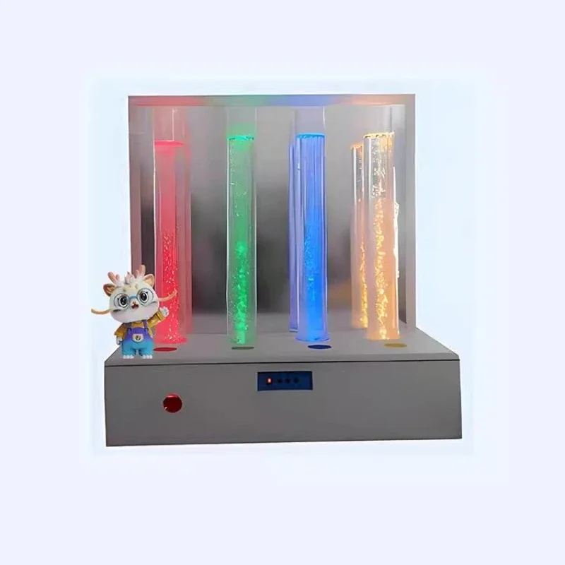 Multi-sensory four-color water column, eight-tone water column piano bubble tube
