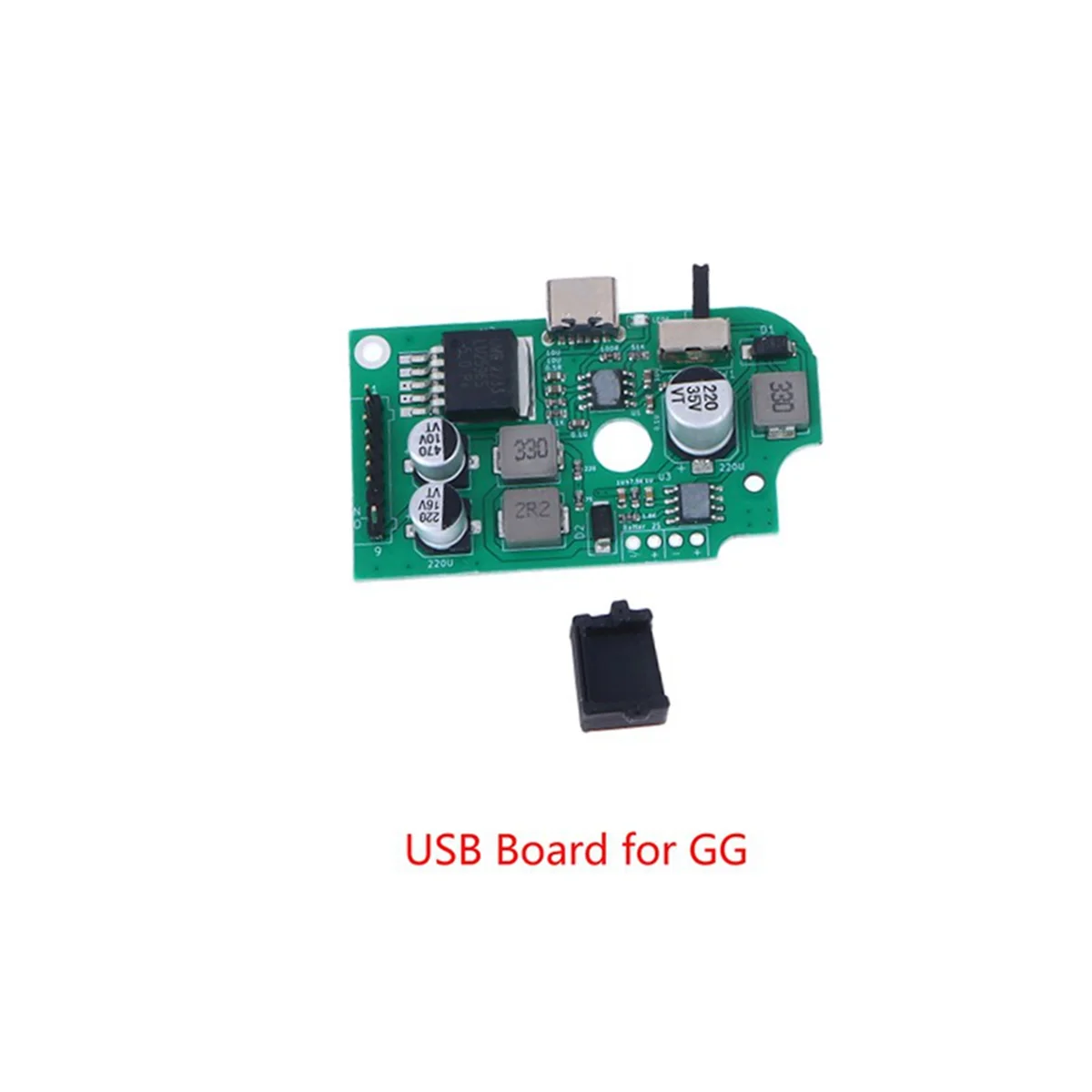 Kapasitor IC papan USB disolder pra-solder perbaikan kompatibel dengan pengganti untuk gigi Game Sega perbaikan GG