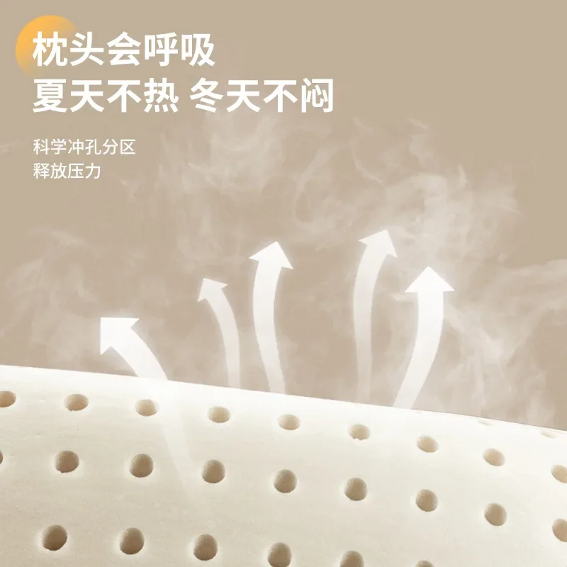 Memory cotton pillow, outdoor camping travel cervical spine pillow, portable lunch break pillow