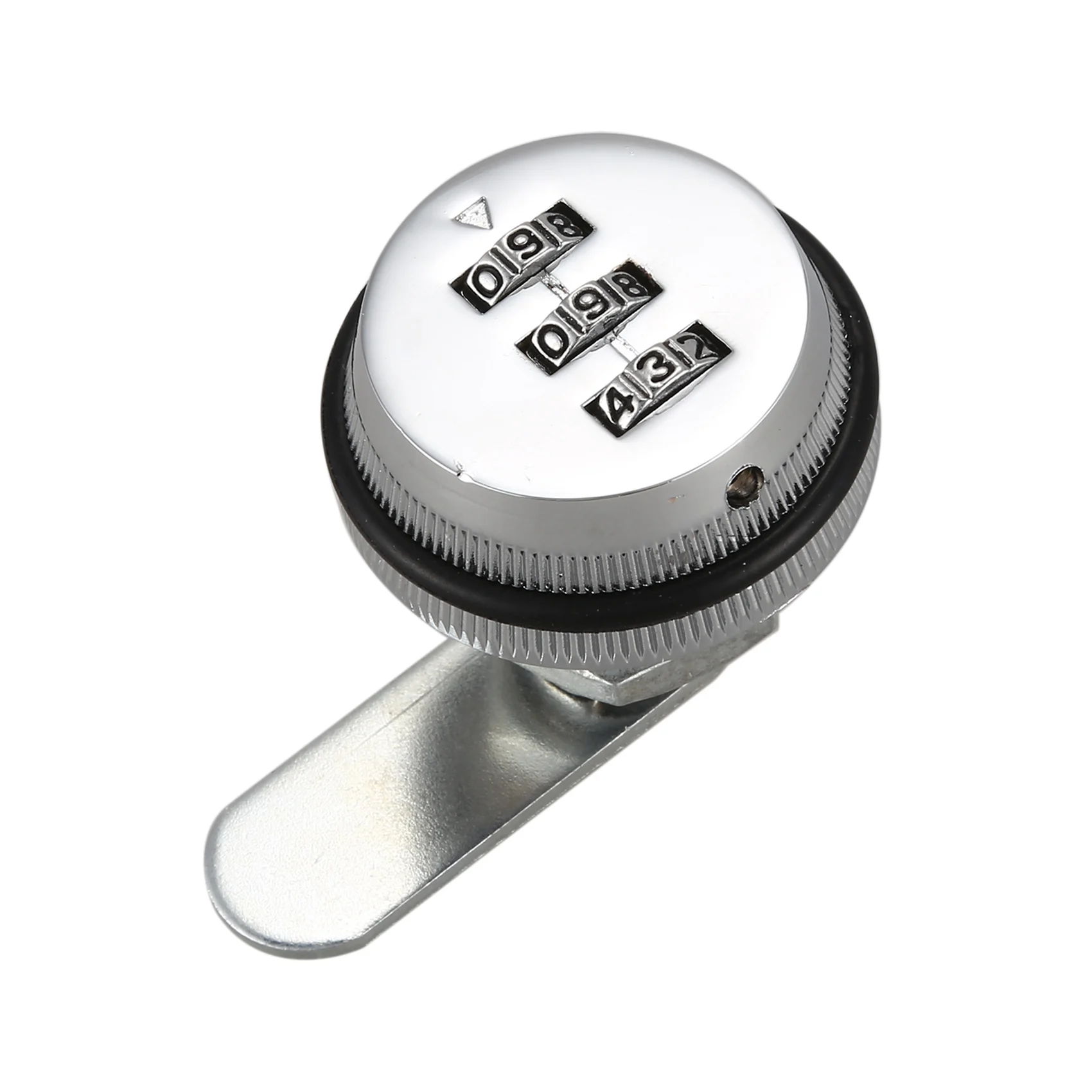 A53Q-4X Alloy Code Combination Cam Lock Keyless Post Mail Box Cabinet RV 3 Dial Silver