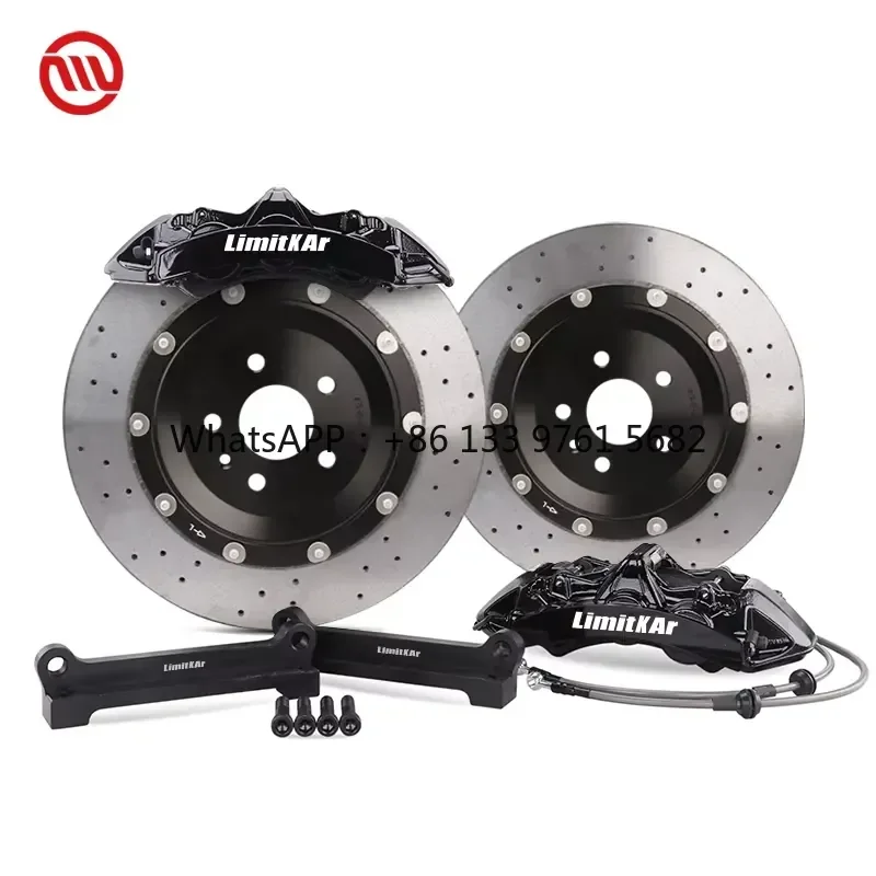 WSQ Modified Drill Carbon Ceramic Brake Disc Upgrade Brake Rotors GTS6 Brake Calipers for LC200 LC300 PRADO Camry MR2